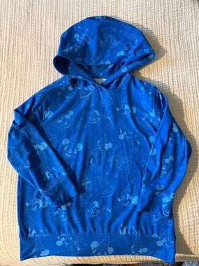 RSVLTS Mickey Mouse Hooded Kids Top 5T